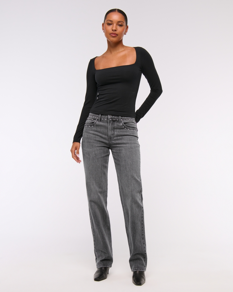 Mid Rise Capri Jean