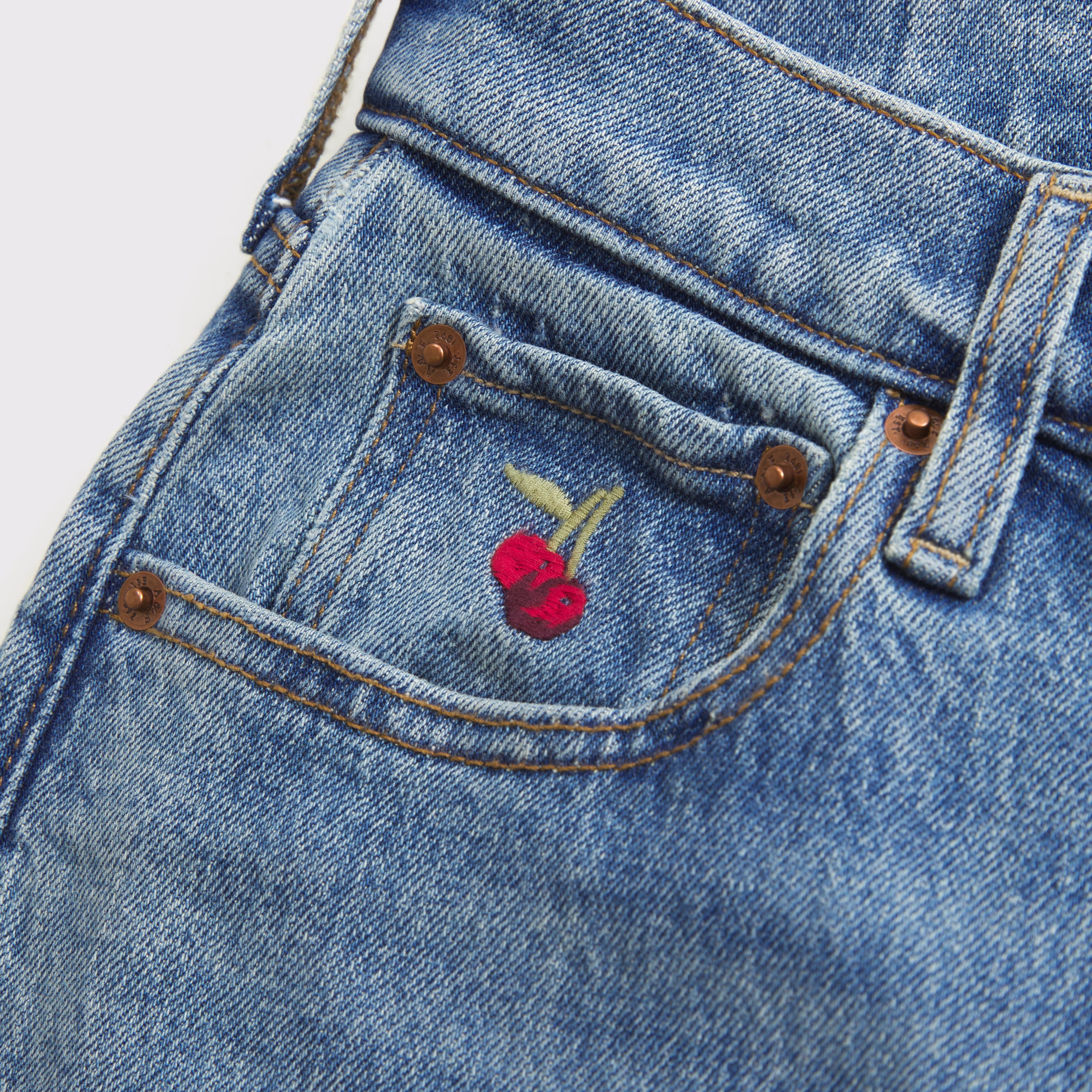 POPPY STRAWBERRY DENIM PANTS Mサイズ POPPY STRAWBERRY DENIM PANTS Mサイズ