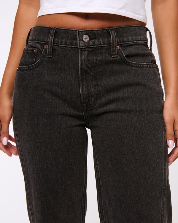 Mid Rise 90s Straight Jean