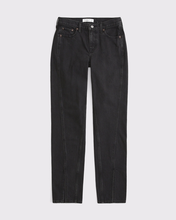Mid Rise 90s Straight Jean from Abercrombie & Fitch - $54.99