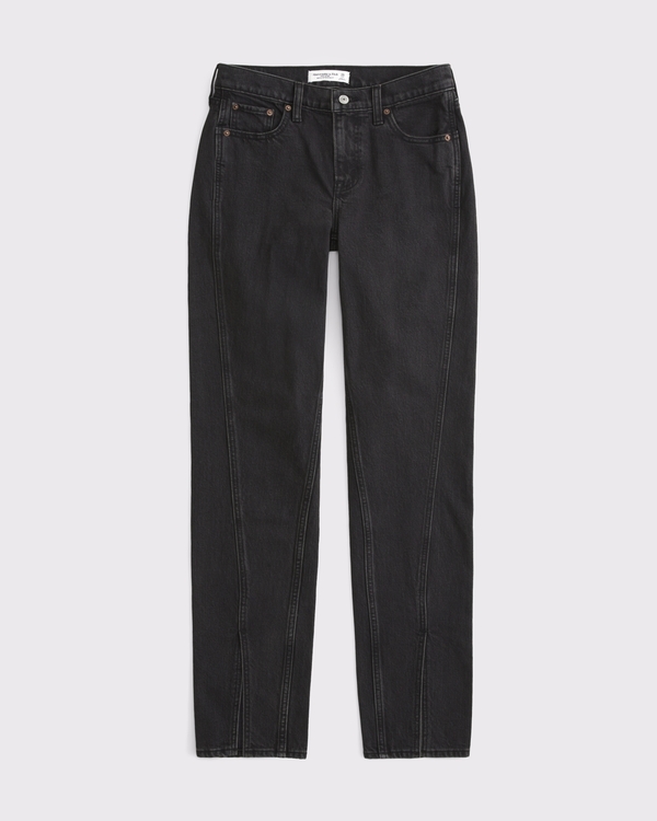 Mid Rise 90s Straight Jean
