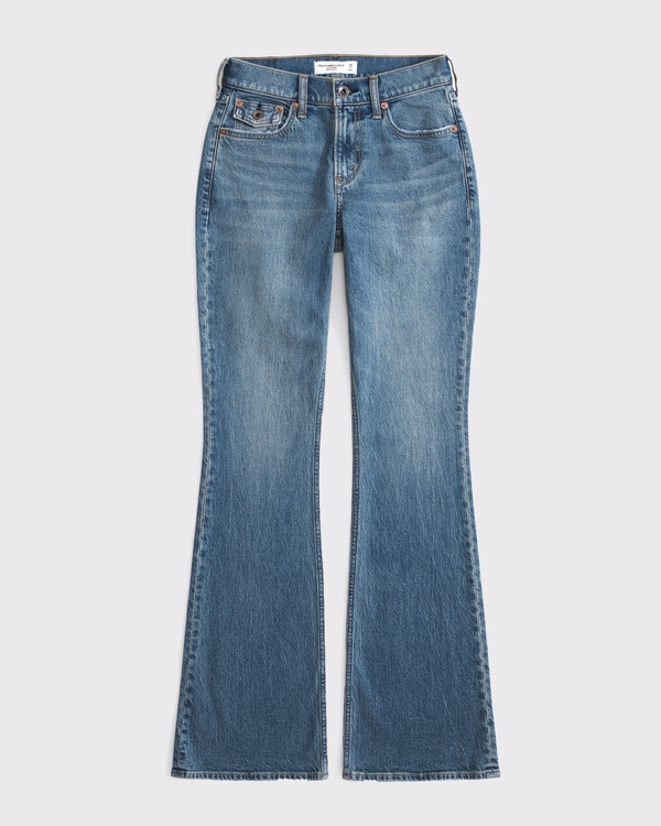 Curve Love Mid Rise Bootcut Jean, Medium Y2k Pocket view 1