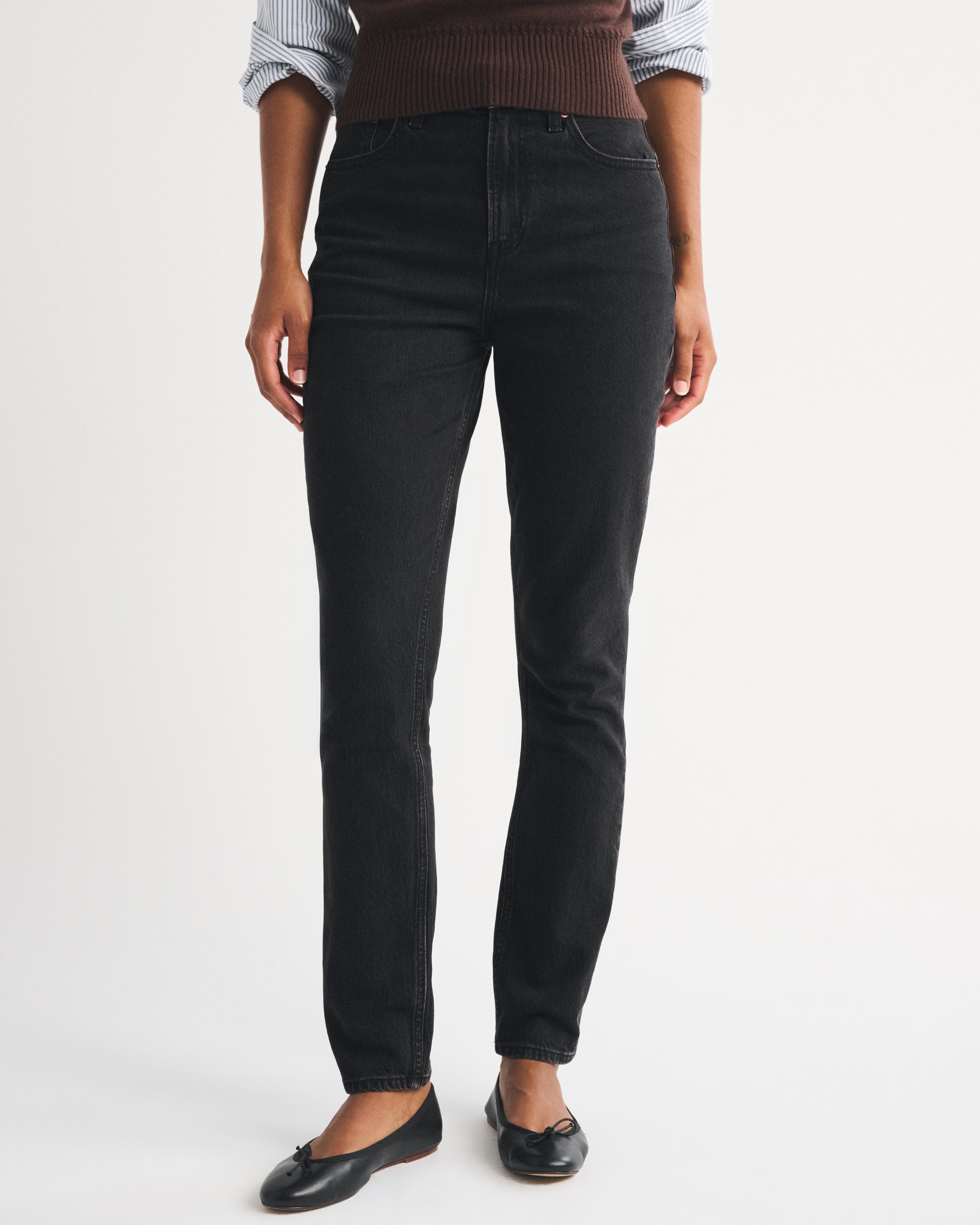 Женские джинсы Abercrombie & Fitch Curve Love High Rise Modern Skinny Jean — фото 3
