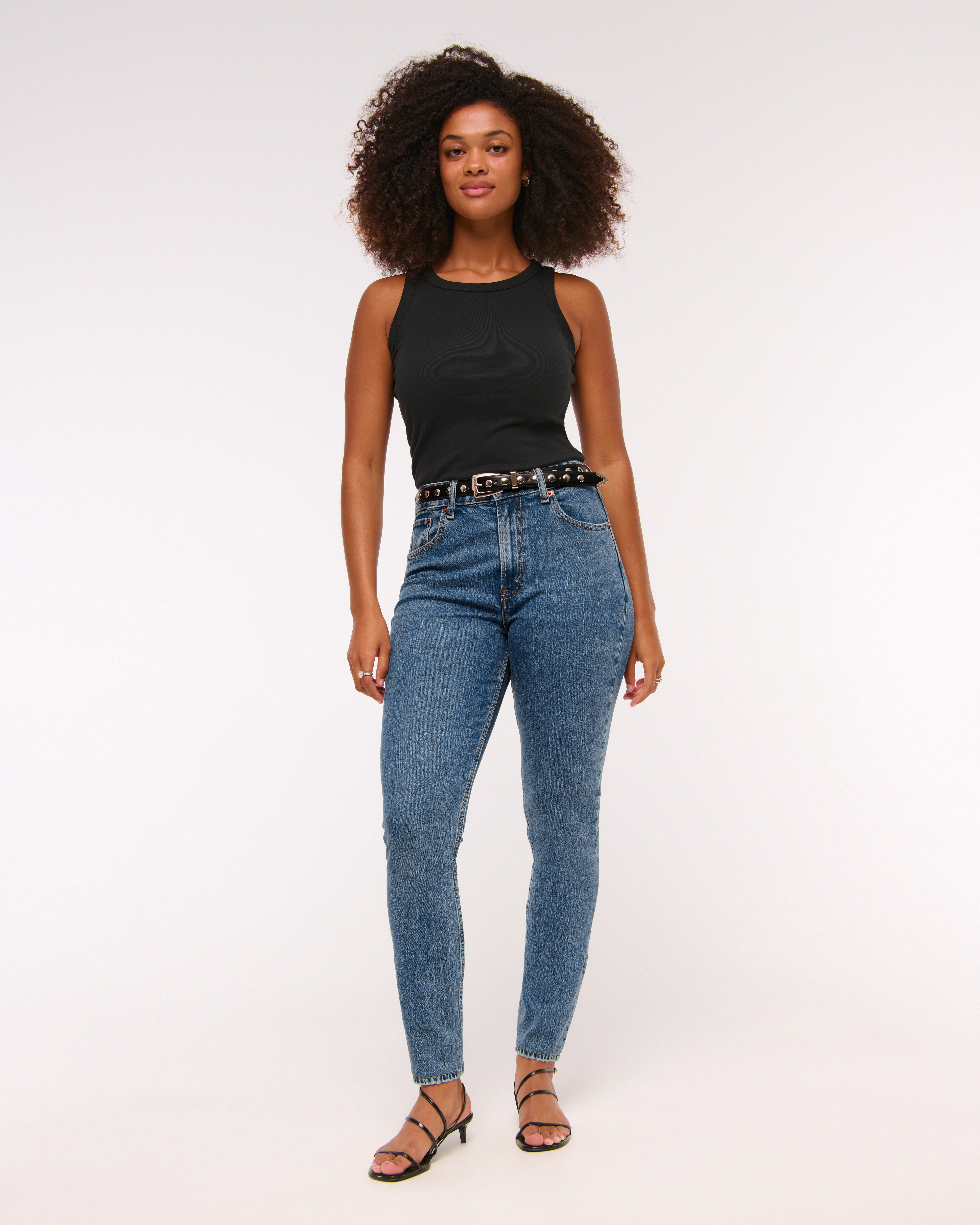Abercrombie & Fitch Curve Love High Rise Modern Skinny Jean