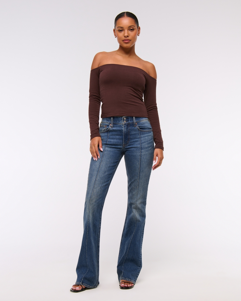 Mid Rise Bootcut Jean