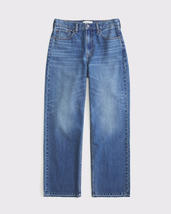 High Rise Loose Jean, Medium Let Down Hem view 1