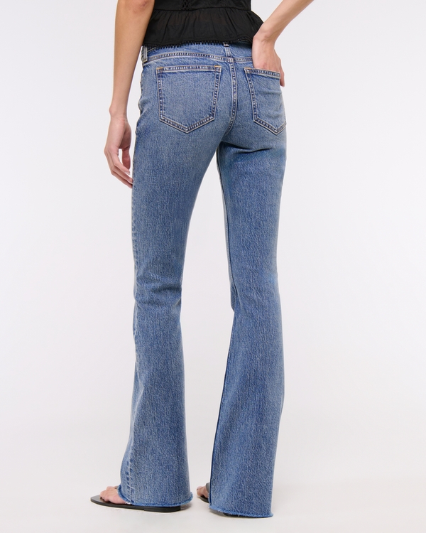 Women's Mid Rise Bootcut Frayed Hem Jean | Women's Bottoms