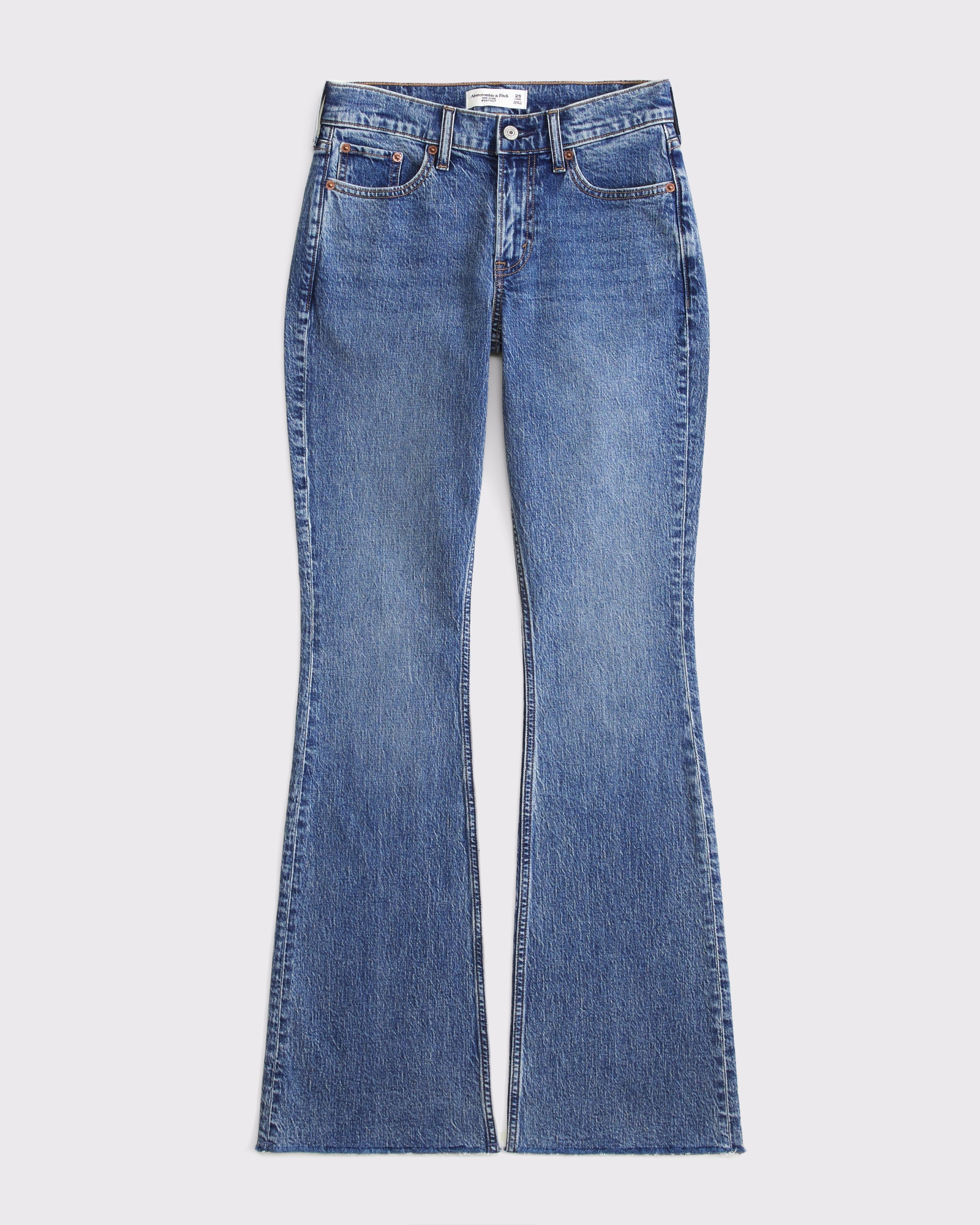 Women's Mid Rise Bootcut Frayed Hem Jean | Women's Bottoms