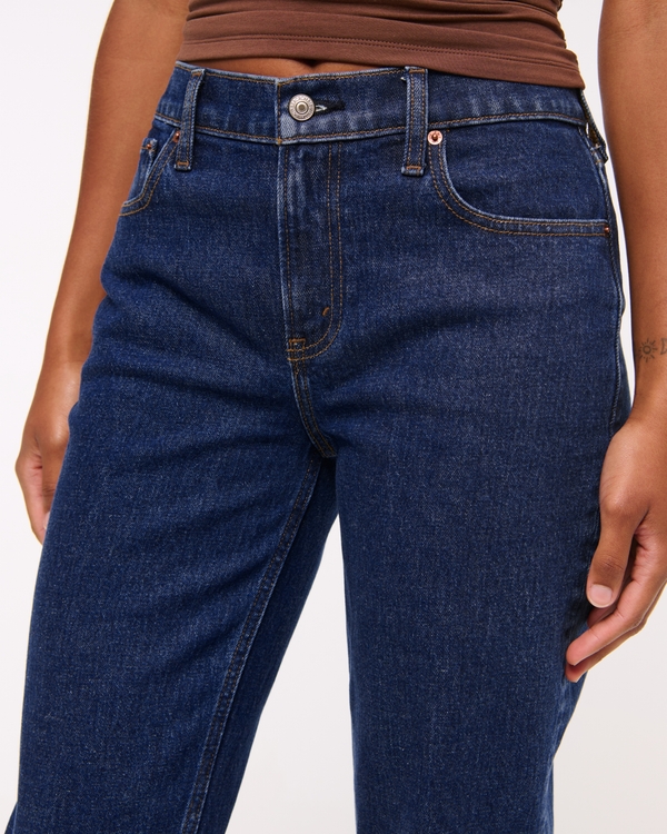 Curve Love Mid Rise 90s Straight Jean