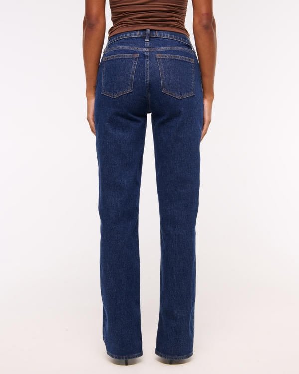 Curve Love Mid Rise 90s Straight Jean