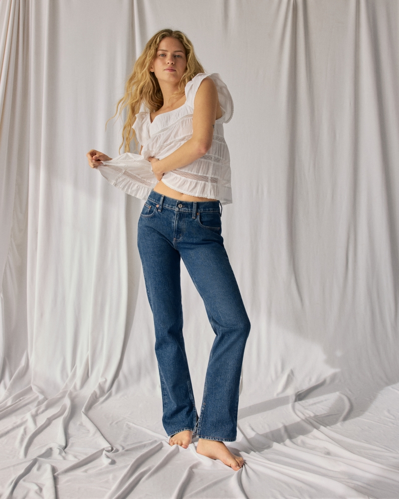 Mid Rise Capri Jean