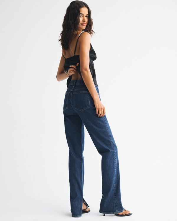 Mid Rise 90s Straight Jean
