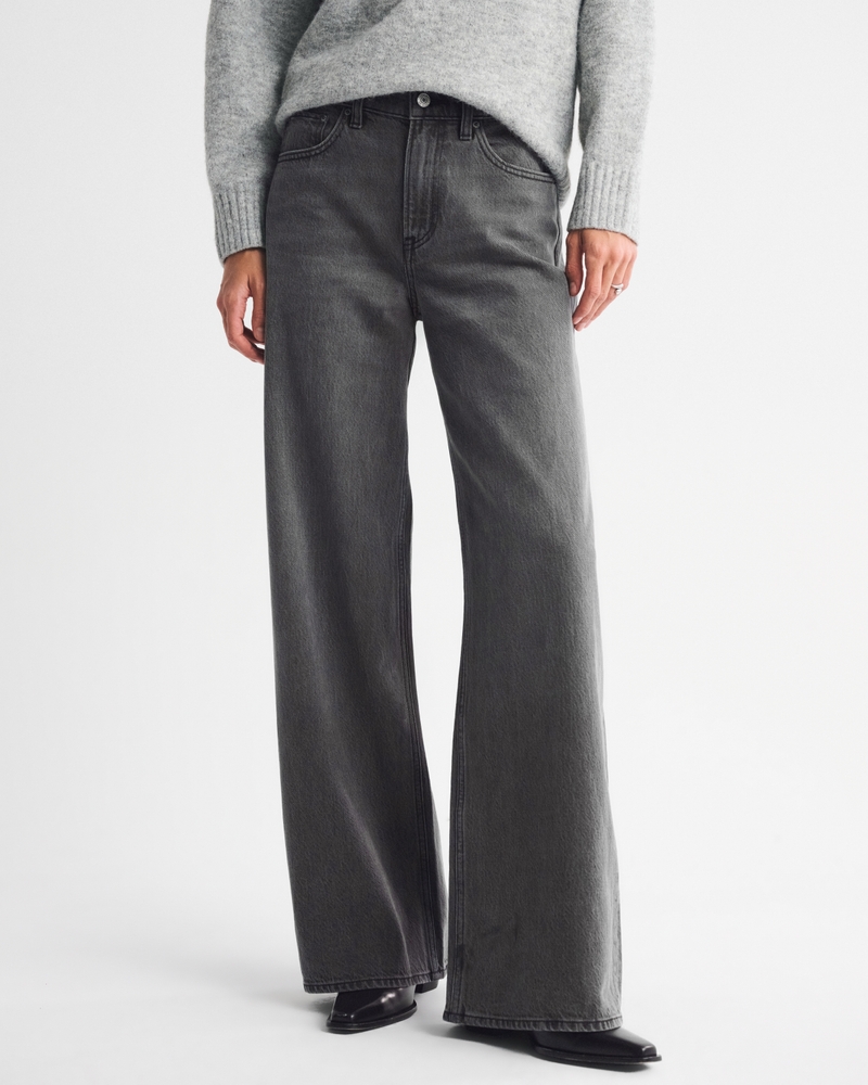 High Rise Wide Leg Jean