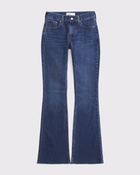 Curve Love Mid Rise Bootcut Frayed Hem Jean