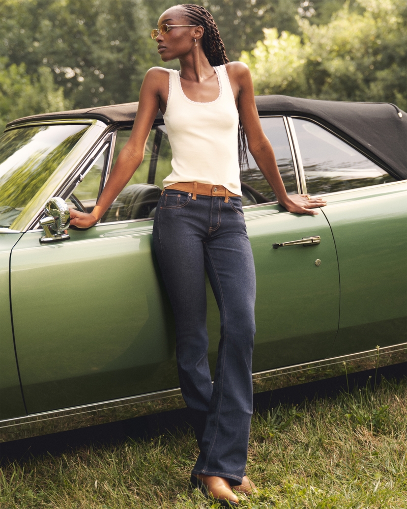 Mid Rise Bootcut Jean