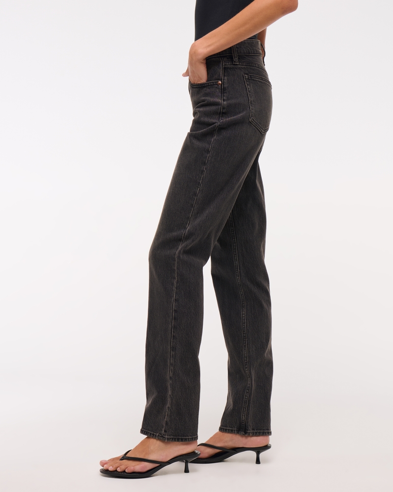 Mid Rise 90s Straight Jean