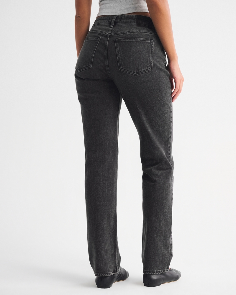 Curve Love Mid Rise 90s Straight Jean