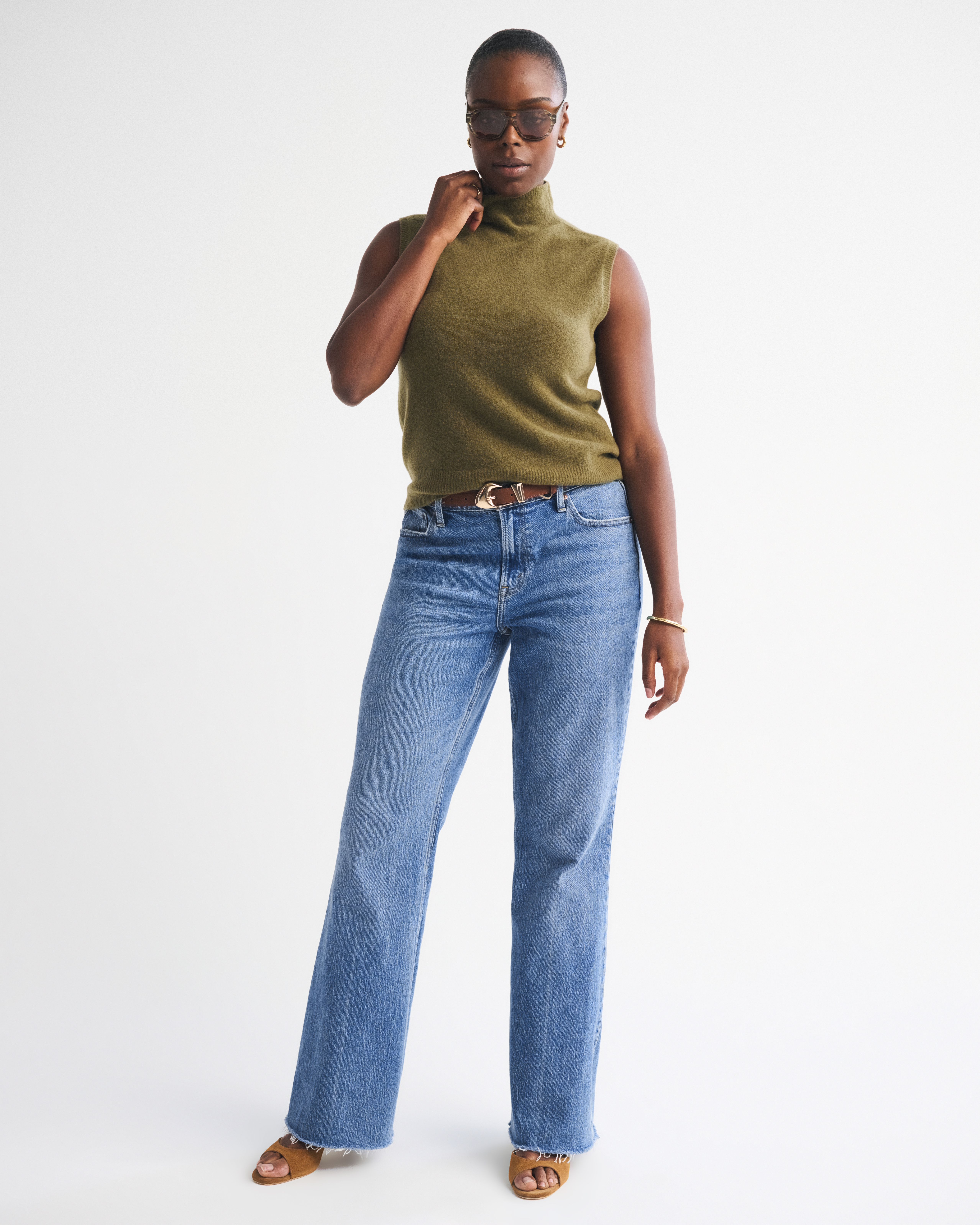 Abercrombie & Fitch High Rise Flare Jean