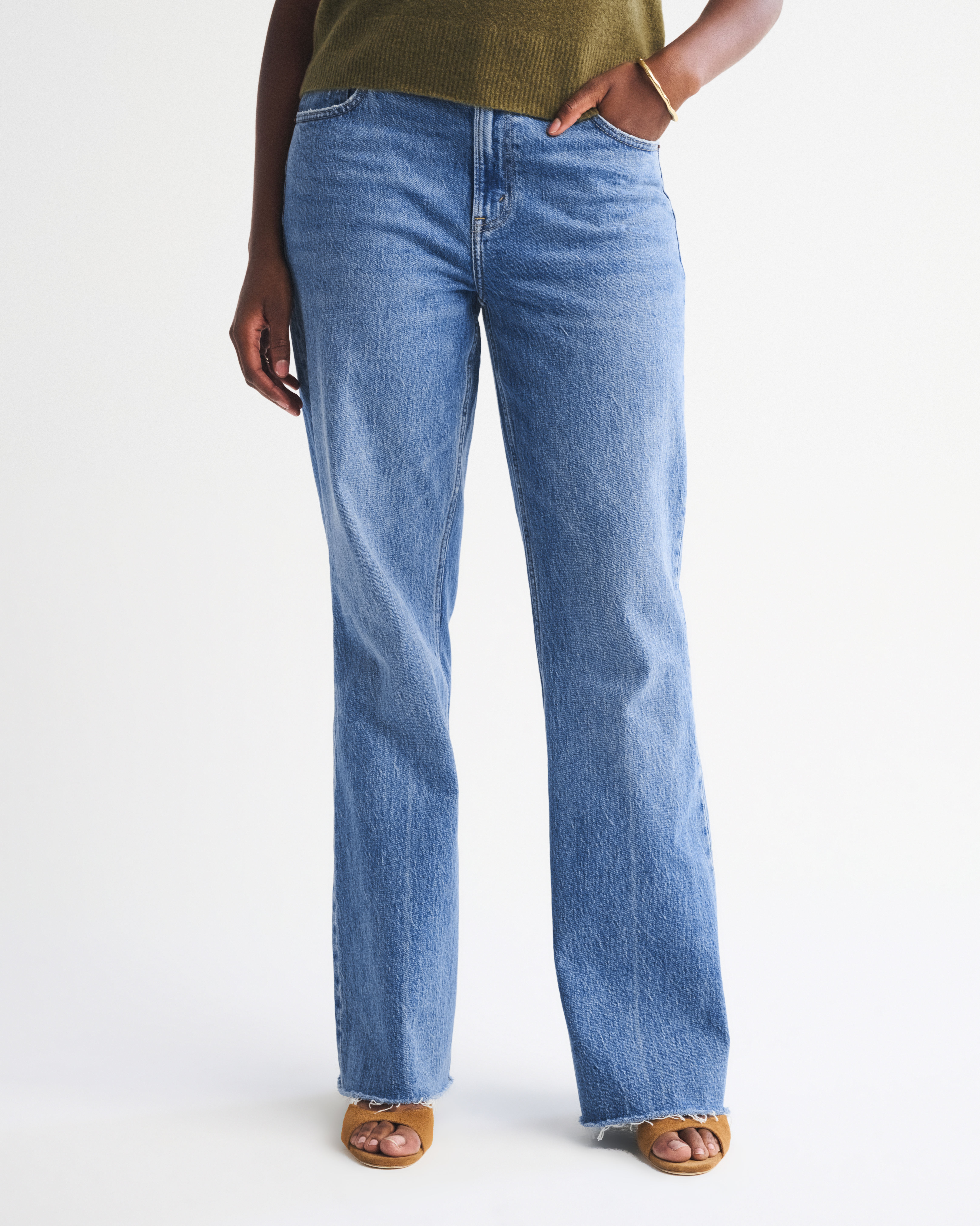 Abercrombie & Fitch High Rise Flare Jean