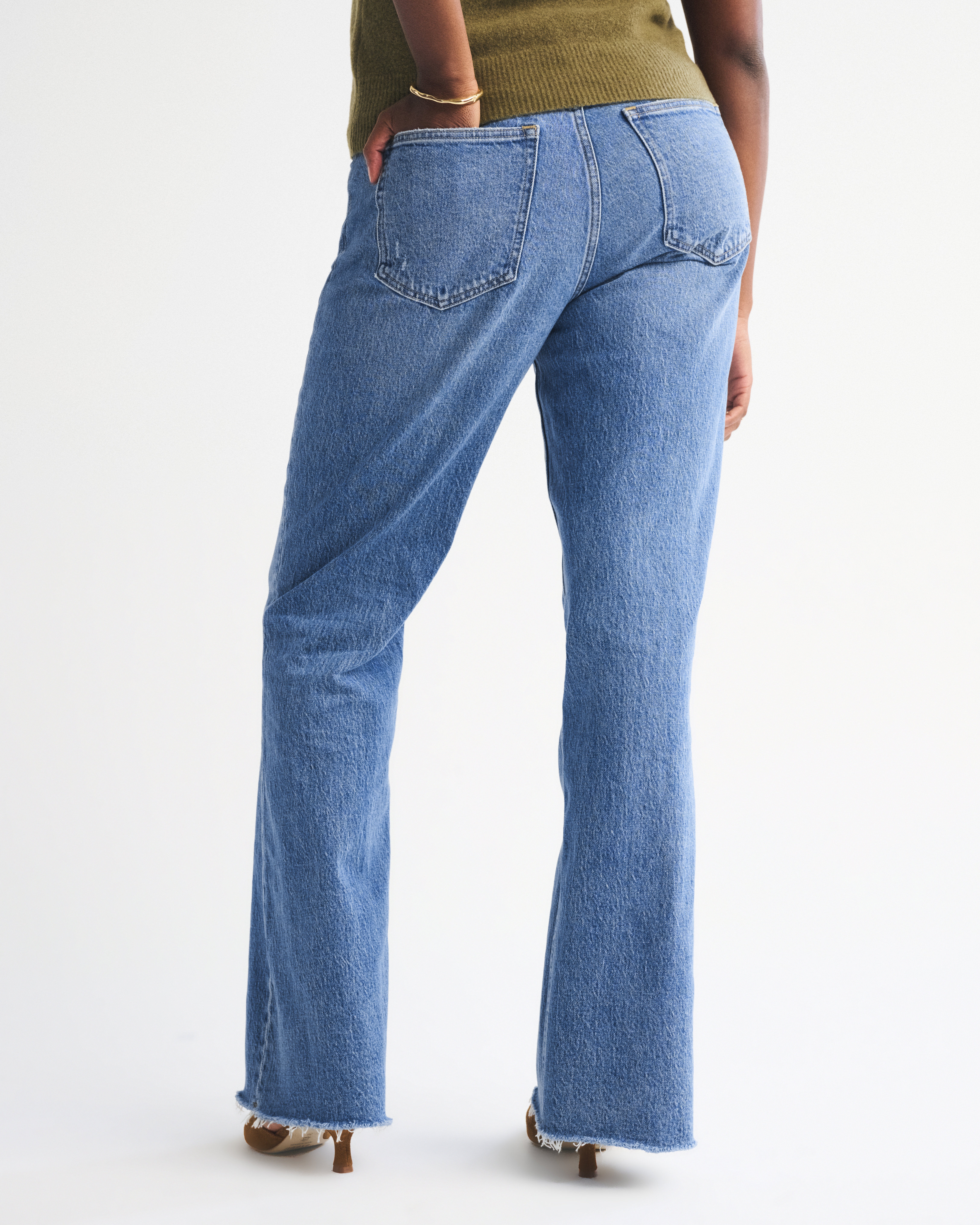 Abercrombie & Fitch High Rise Flare Jean