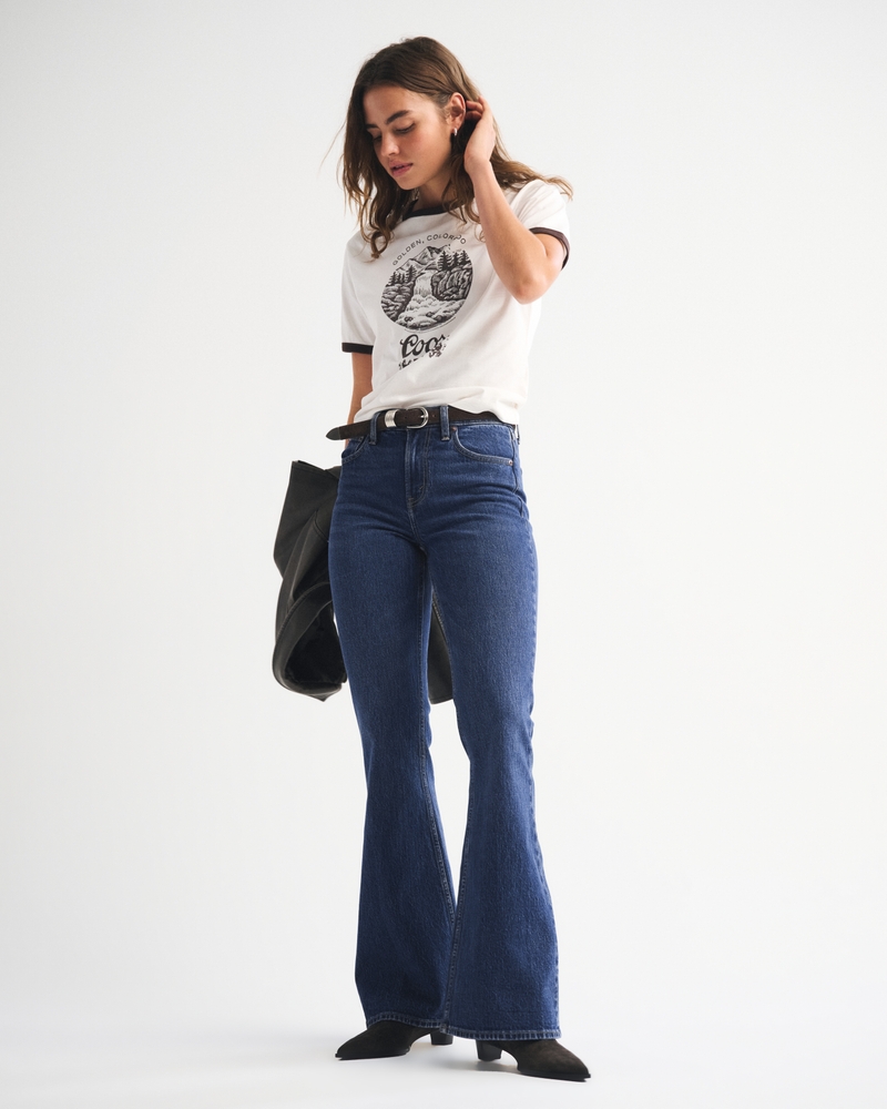 High Rise Flare Jean