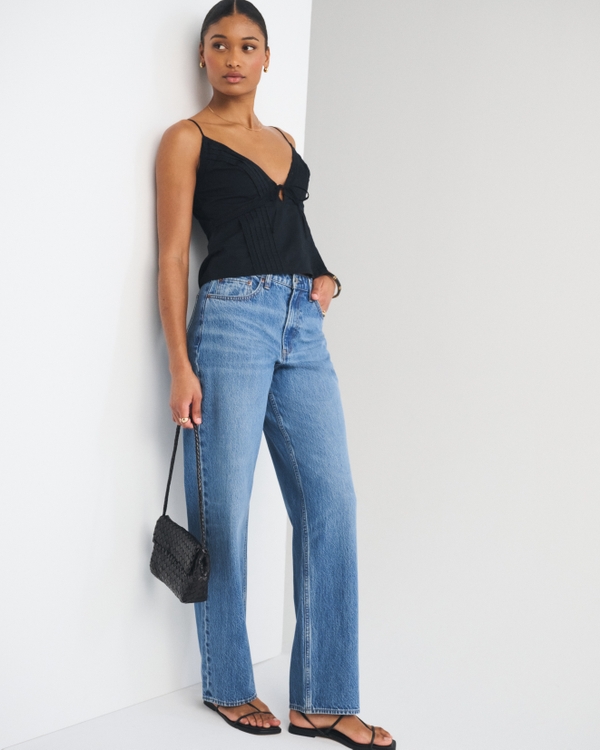 Curve Love High Rise Loose Jean, Medium view 1