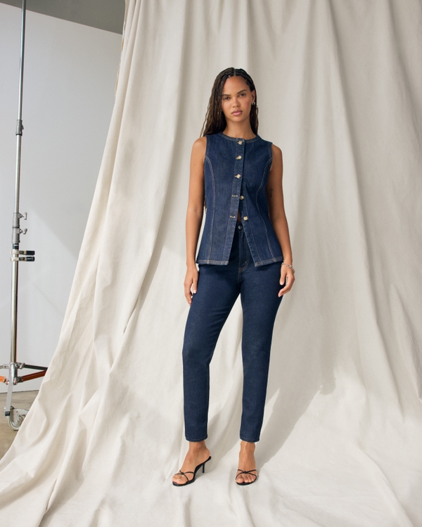 Curve Love High Rise Modern Skinny Jean, Rinse view 1