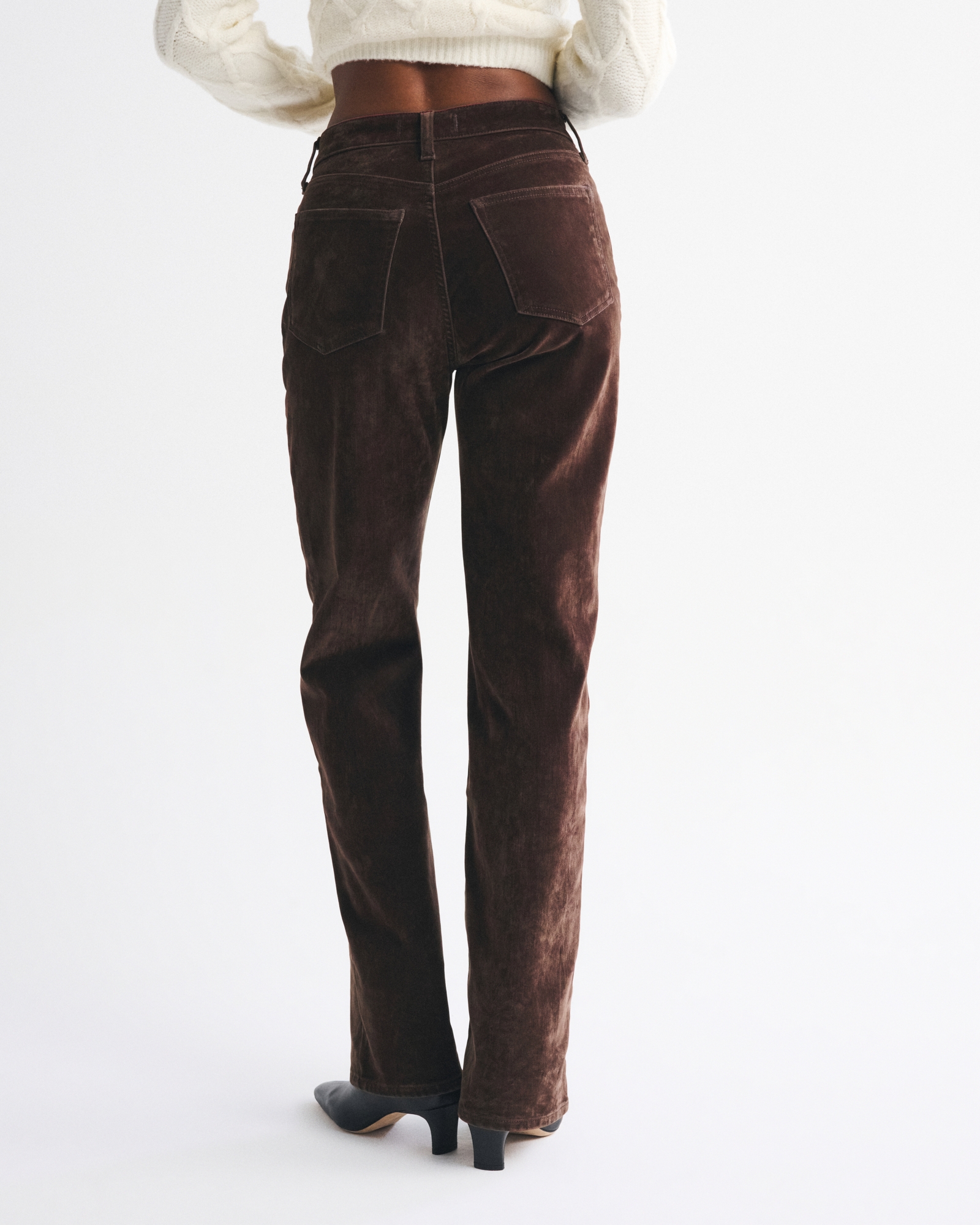 Curve Love High Rise 90s Relaxed Velvet Jean