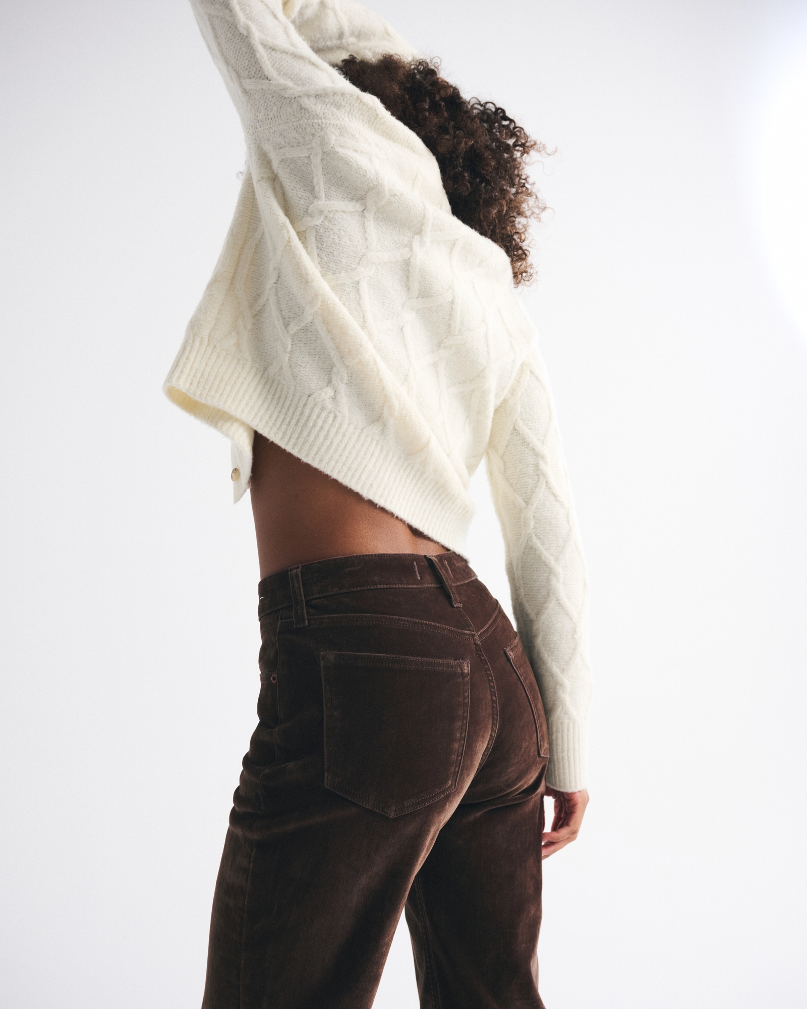 Curve Love High Rise 90s Relaxed Velvet Jean