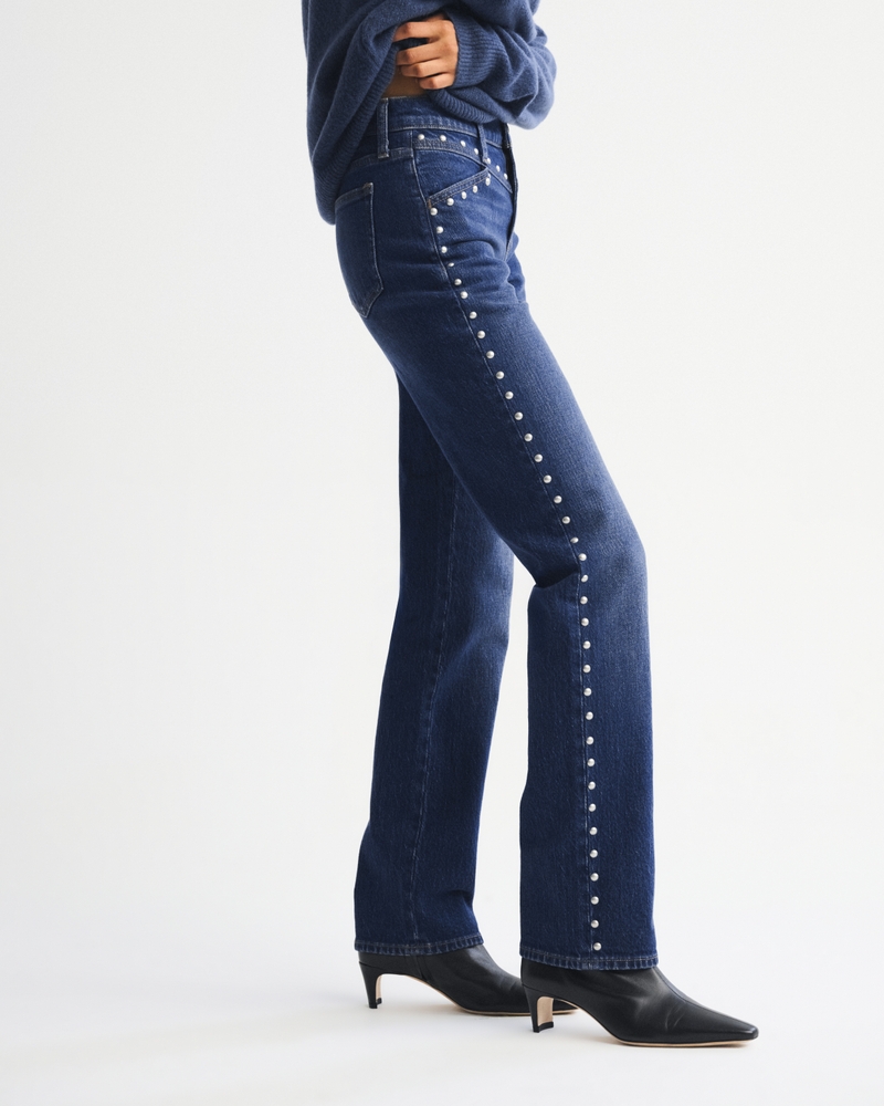 Mid Rise 90s Straight Jean