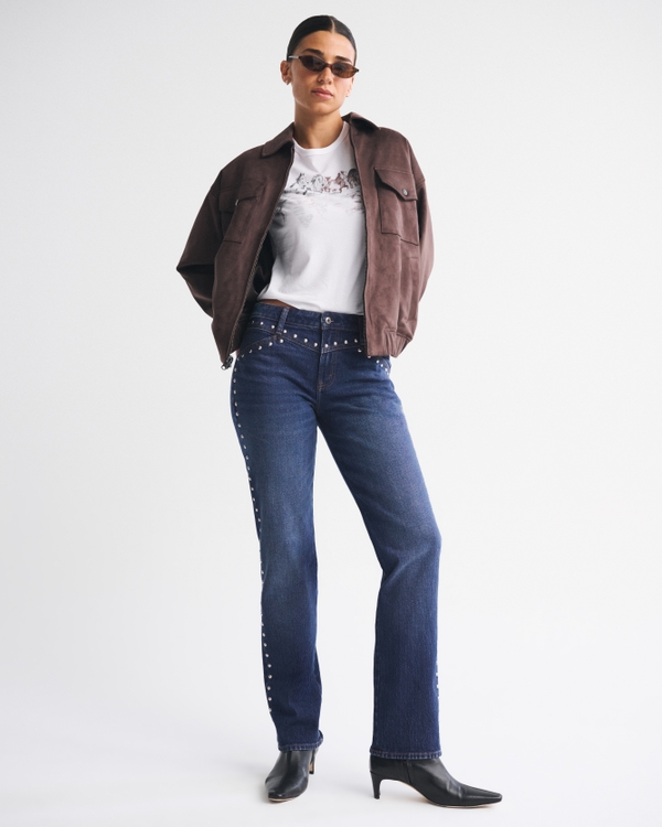 Curve Love Mid Rise 90s Straight Jean