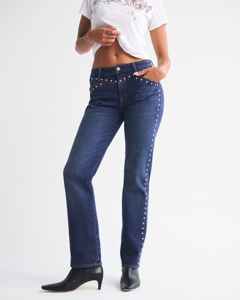Curve Love Mid Rise 90s Straight Jean