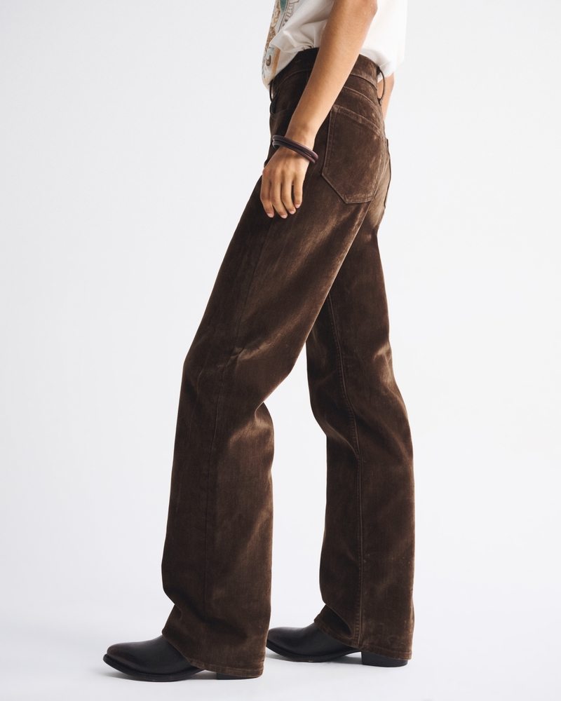 High Rise 90s Relaxed Velvet Jean - thumbnail 4