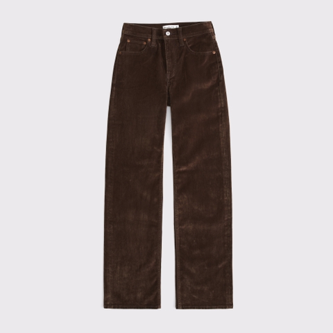 Женские джинсы Abercrombie & Fitch High Rise 90s Relaxed Velvet Jean