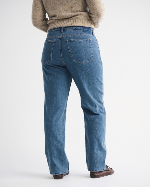 Curve Love Mid Rise 90s Straight Jean