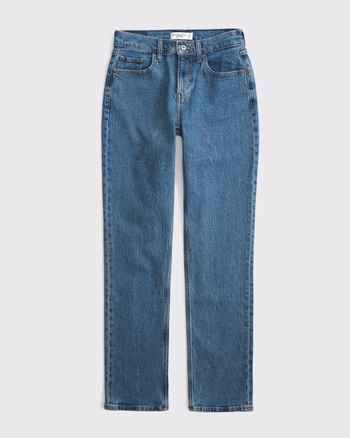 Curve Love Mid Rise 90s Straight Jean