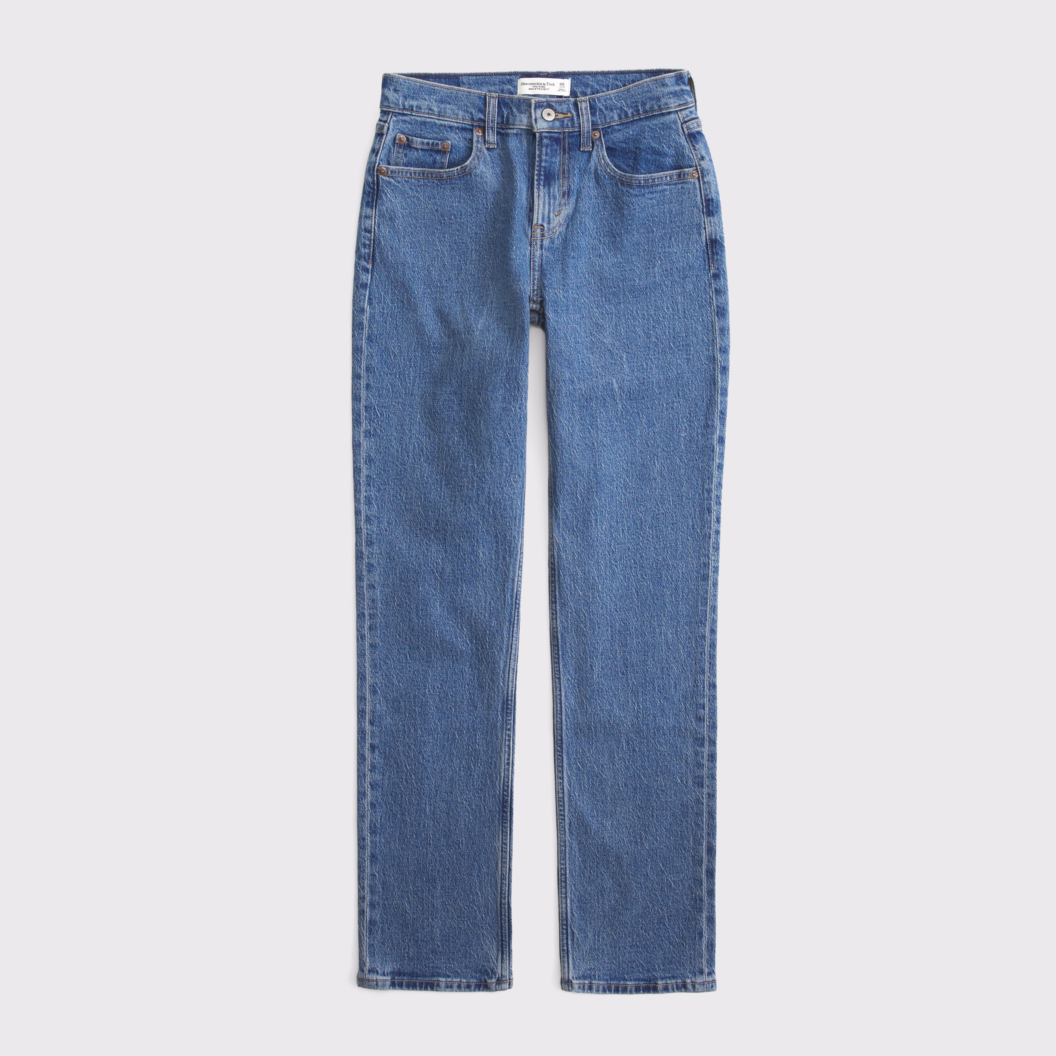 Abercrombie & Fitch Mid Rise 90s Straight Jean