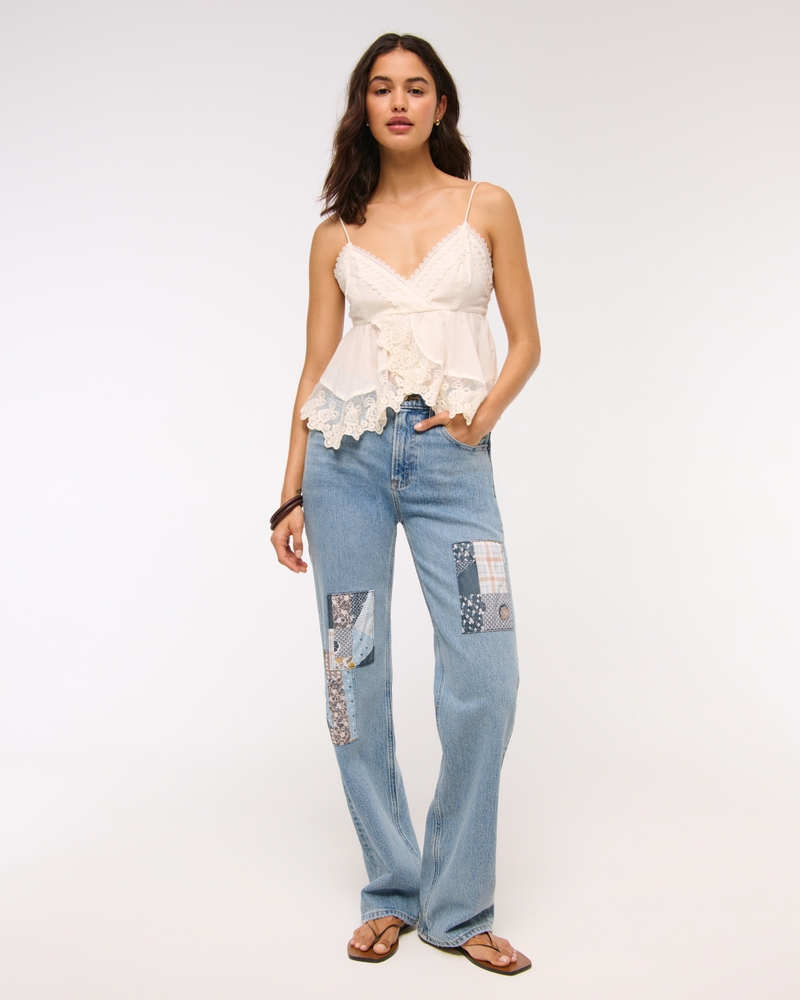 High Rise 90s Relaxed Patchwork Jean