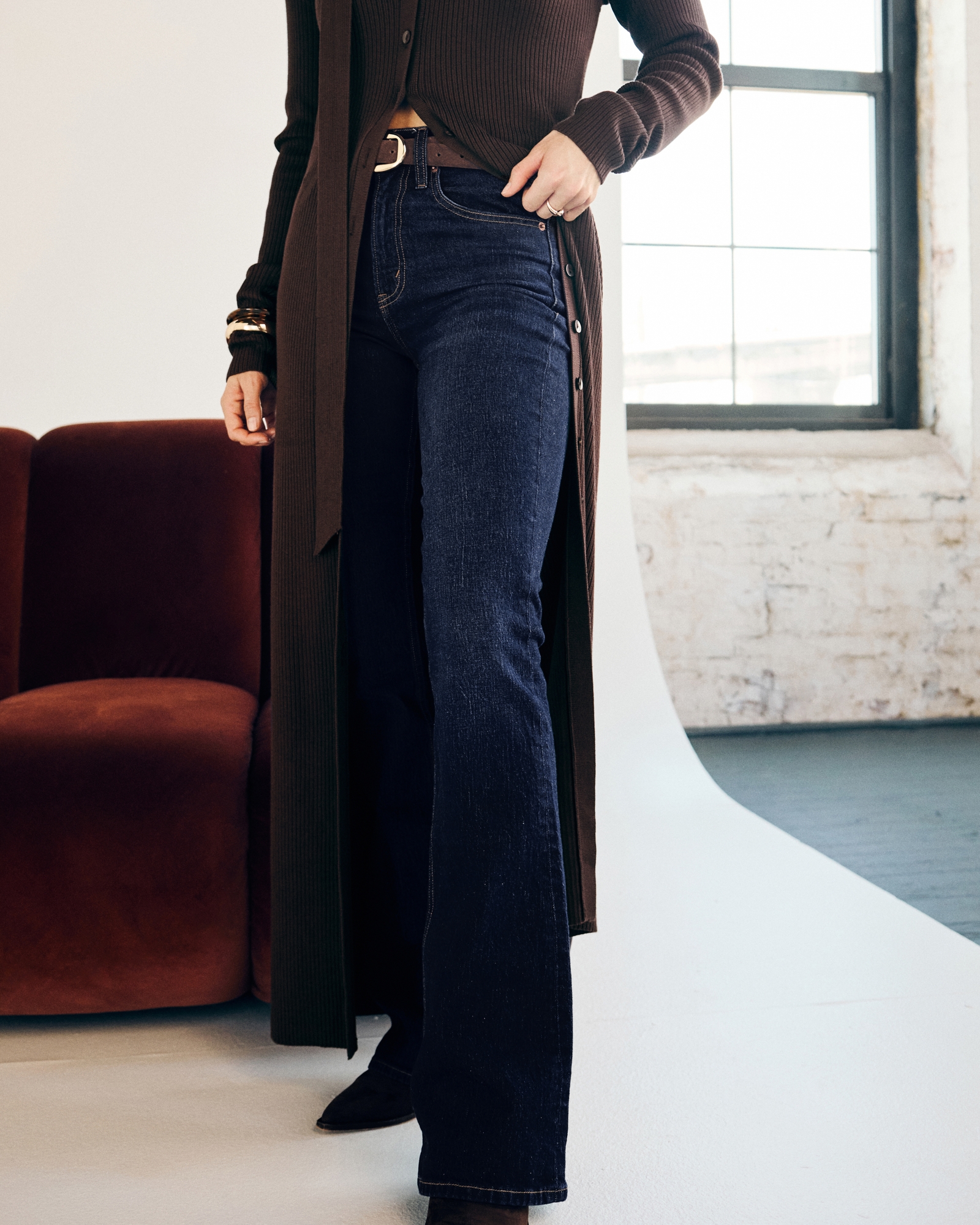 High Rise Bootcut Jean