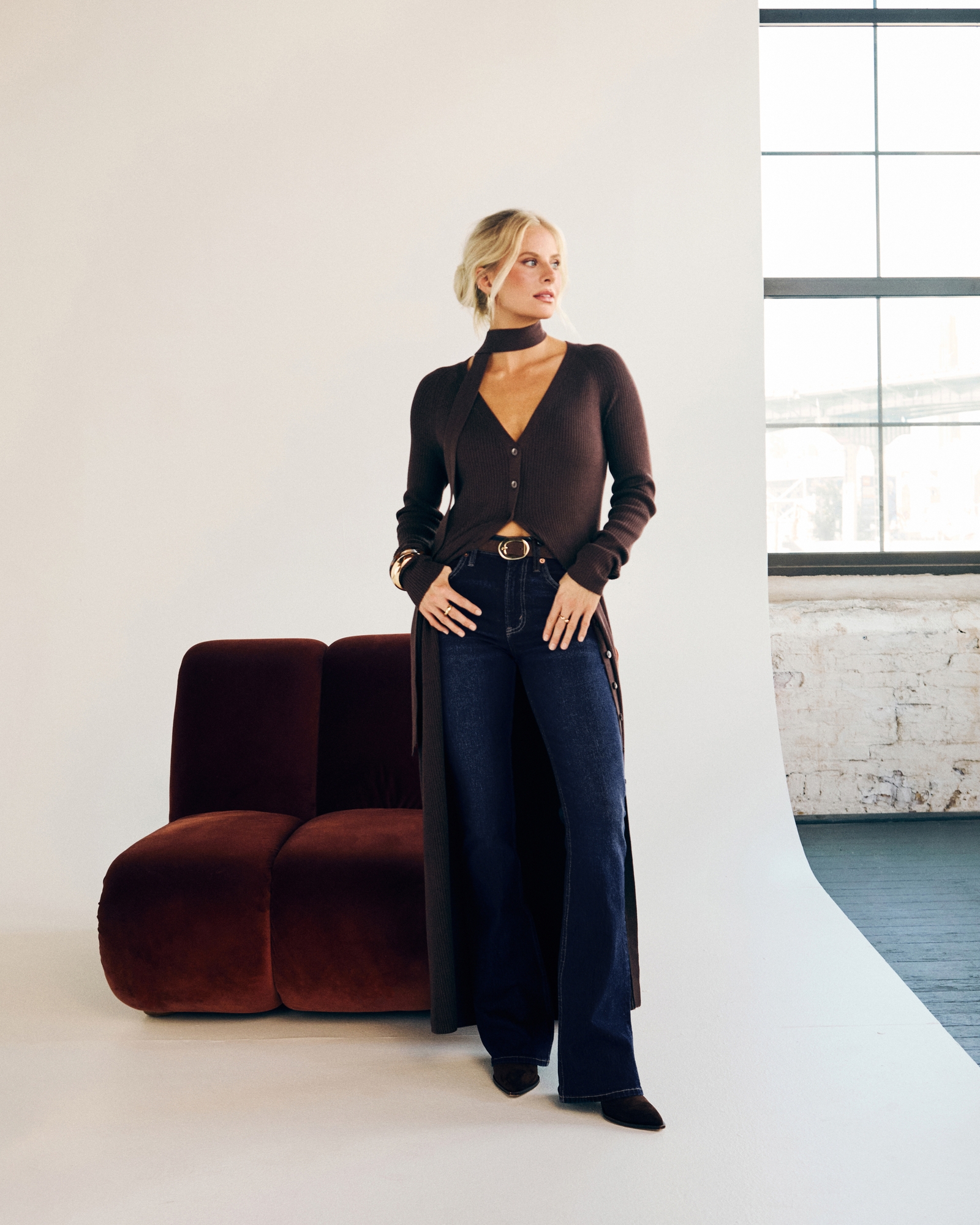 High Rise Bootcut Jean