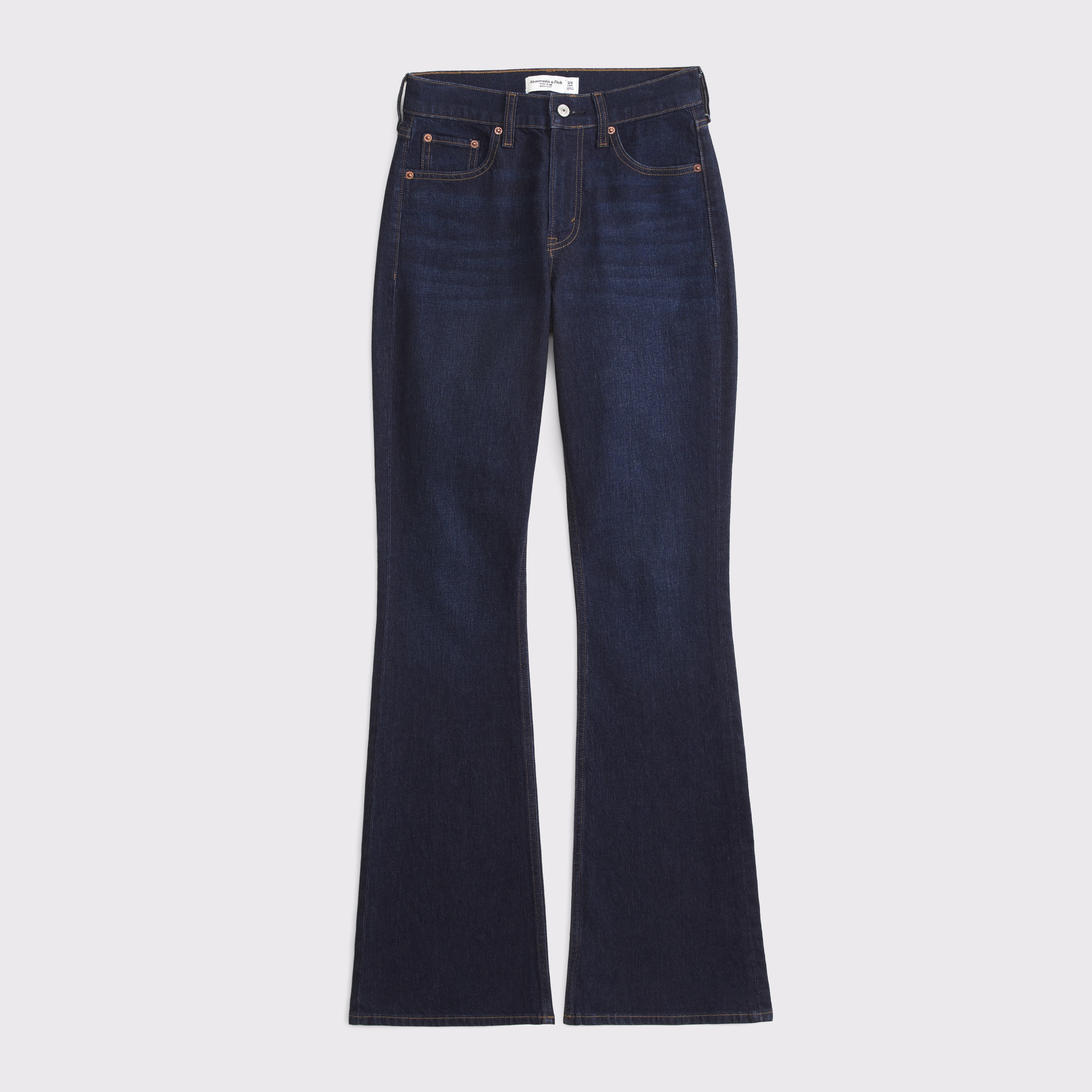 Abercrombie & Fitch High Rise Bootcut Jean In Black
