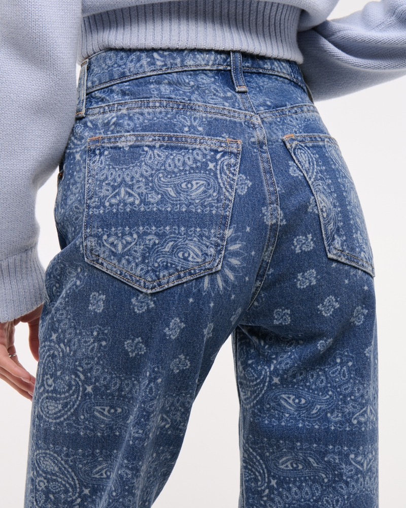 Limited Release High Rise 90s Relaxed Bandana Jean
