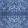 indigoblau mit bandana-druck