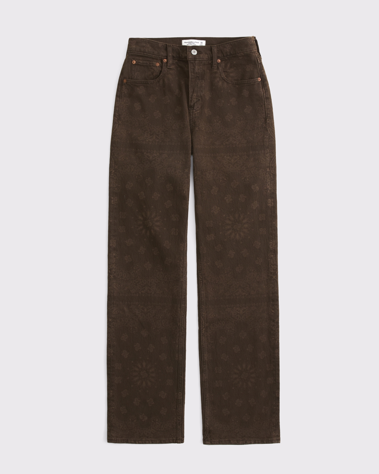 High Rise 90s Relaxed Bandana Jean