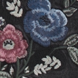 washed black floral embroidery
