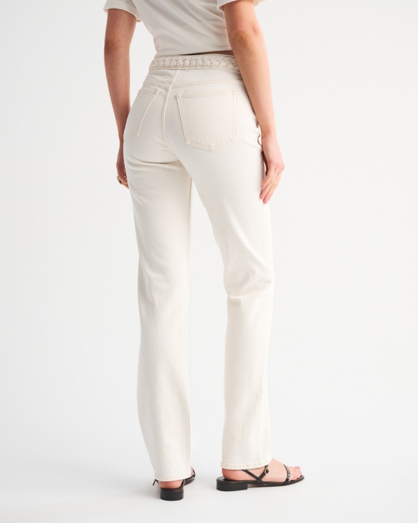 Mid Rise 90s Straight Jean