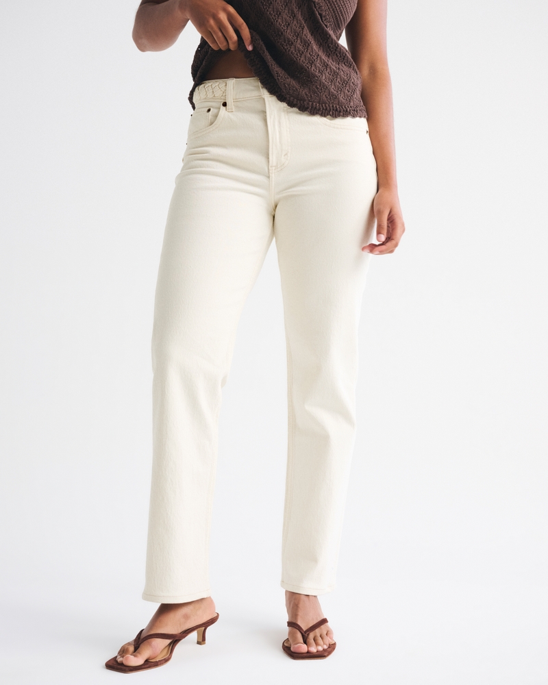 Curve Love Mid Rise 90s Straight Jean