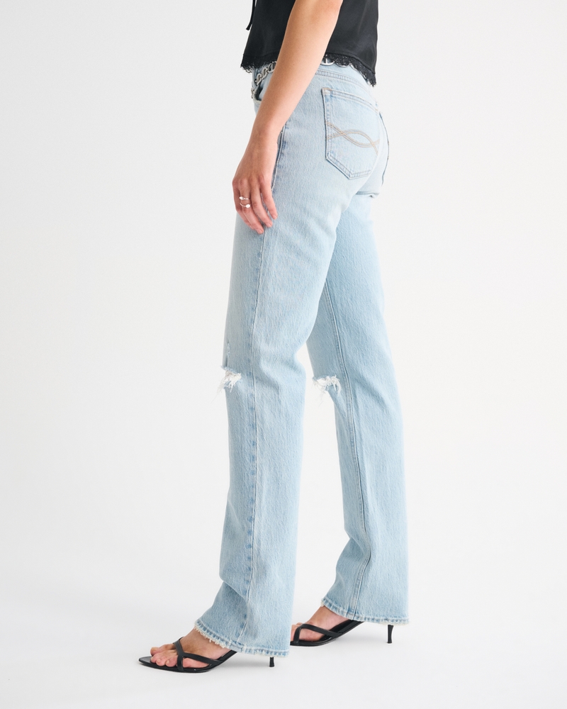 Mid Rise 90s Straight Jean