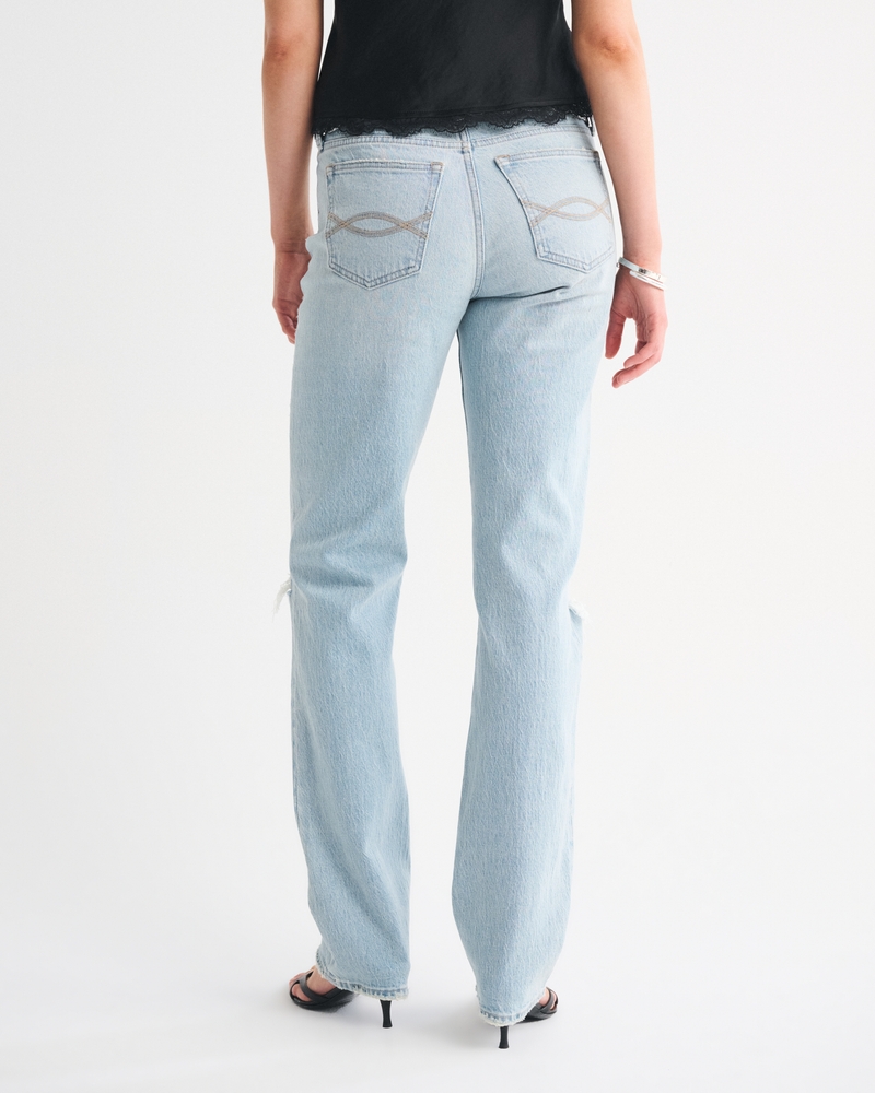 Mid Rise 90s Straight Jean