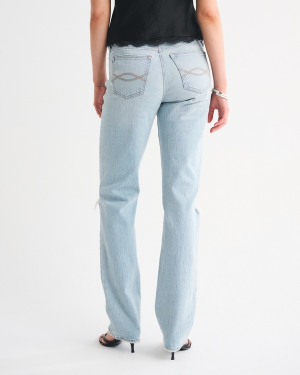 Mid Rise 90s Straight Jean